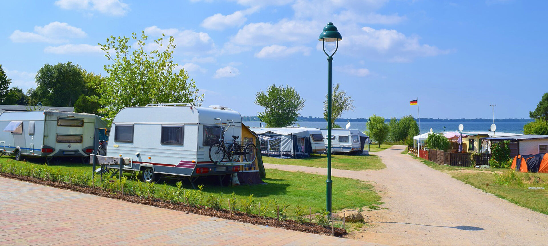 Der Platz von Campingplatz Liebeslaube